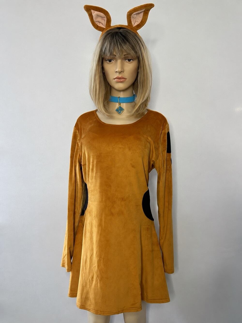 Spirit Scooby-Doo Women’s XL 14-16 Costume Dress Ears Collar Tail